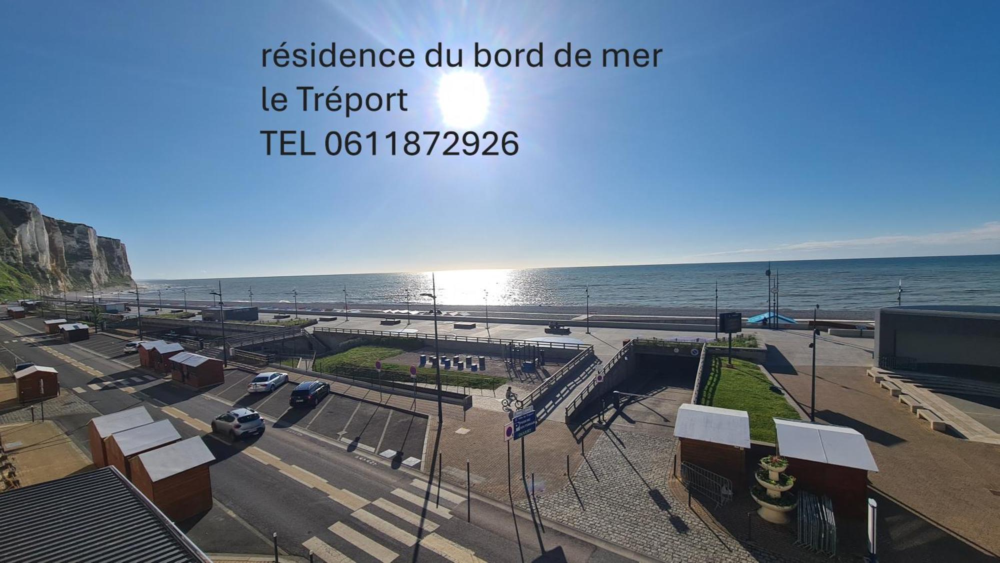 Residence Du Bord De Mer 9 Appartements Avec Une Vraie Vue Mer Le Tréport Exterior foto